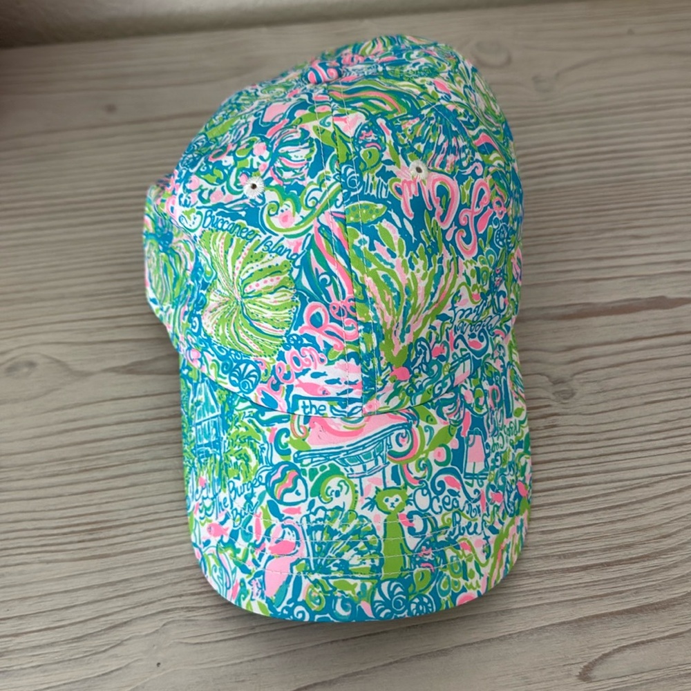 Lilly Pulitzer Ocean Reef Club exclusive print baseball hat